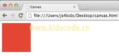 《javascript-少儿编程》第13章canvas元素之绘制彩色方块