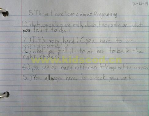 惊呆了，一个7岁女孩能告诉你的关于编程的事
